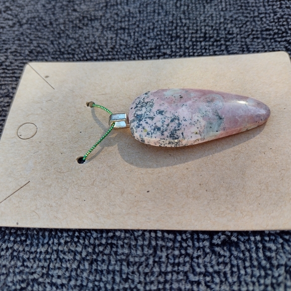 Pink Rhodonite Pendant - Picture 3 of 8